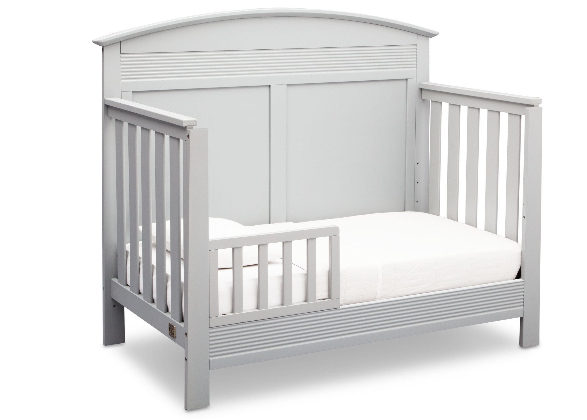 Ashland 4-in-1 Convertible Baby Crib - White Nursery Furniture for Newborn to Toddler - Perfect for Nursery, Bedroom & Daycare Use