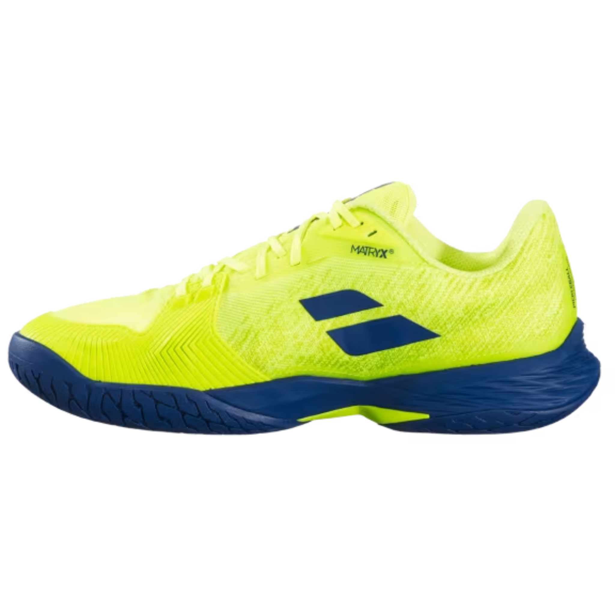 Babolat Jet Mach Men's Pickleball Shoes - Lightweight & Breathable Tennis Shoes for Men in Yellow/Blue | Perfect for Indoor & Outdoor Court Sports
