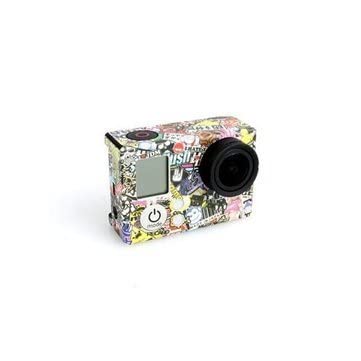 WorldCare® Drawing Body Cam Sticker - Waterproof & Durable Security Camera Decals for Home & Office Surveillance - Perfect for Deterring Burglars & Protecting Property