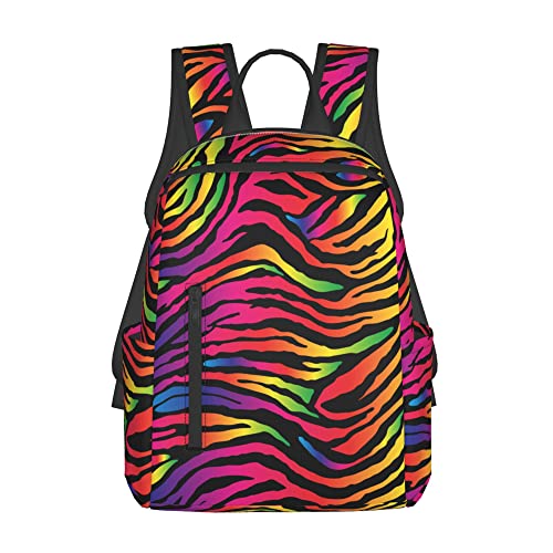 Rainbow Zebra Print Printing