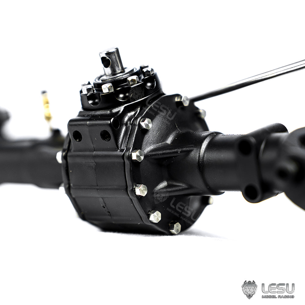 LESU 1/10 UM406 RC Crawler Metal Differential Lock - Front & Rear Axle Upgrade Part for Remote Control Climbing Truck | DIY Replacement & Off-Road Crawling Accessories