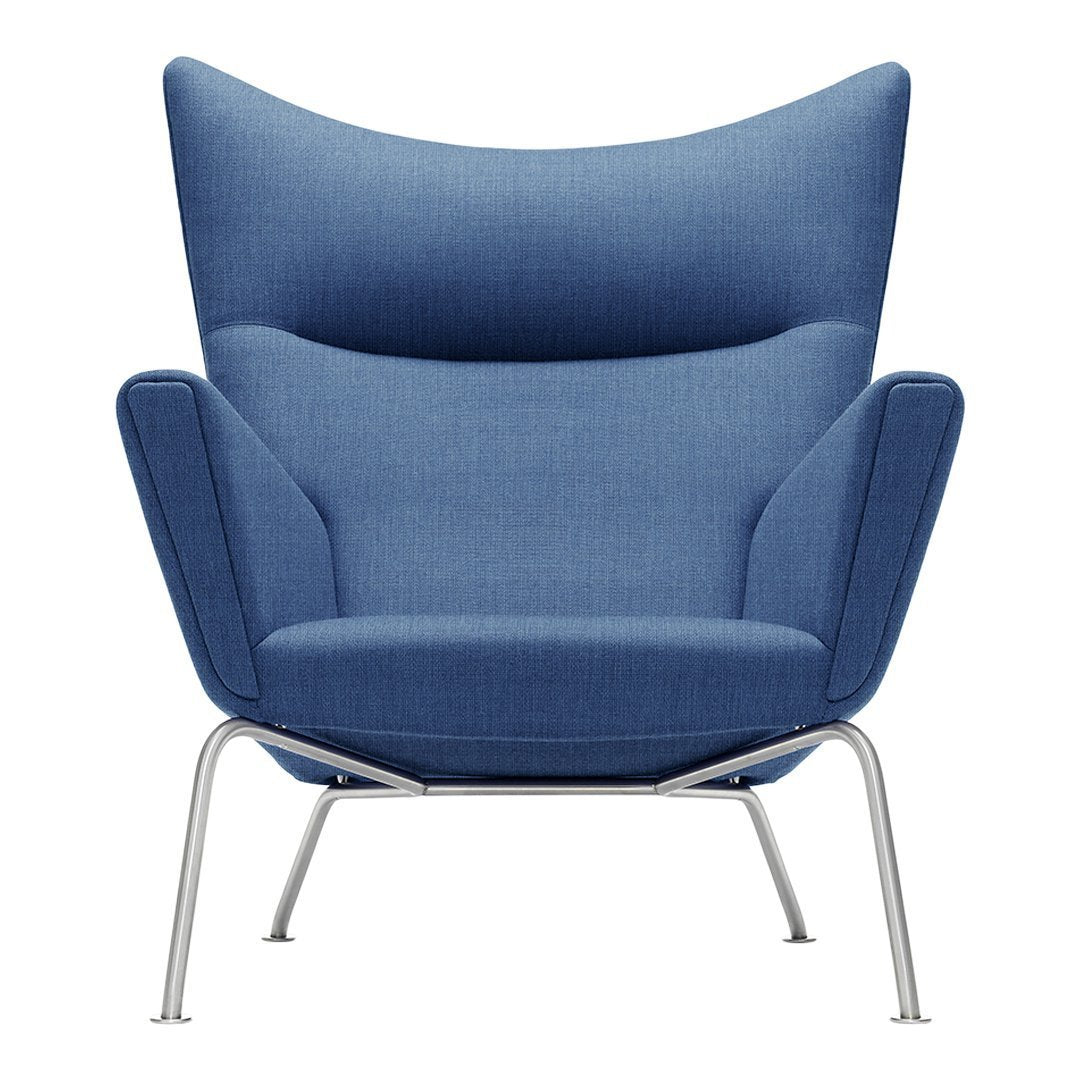 CH445 Wing Chair - Classic Comfortable Upholstered Accent Chair for Living Room, Bedroom & Office - Perfect for Reading, Relaxing & Home Decor