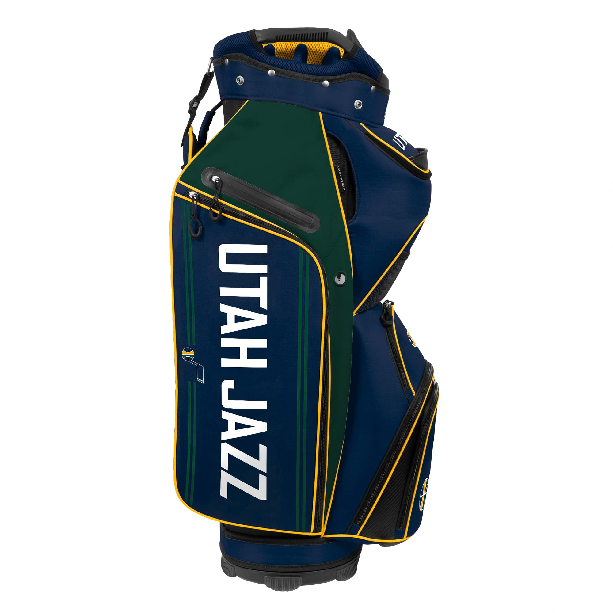 Utah Jazz Bucket III Cooler Cart Bag - Insulated Golf Bag with 6-Can Capacity, Team Logo Design - Perfect for Golf Outings, Tailgating & Outdoor Events
