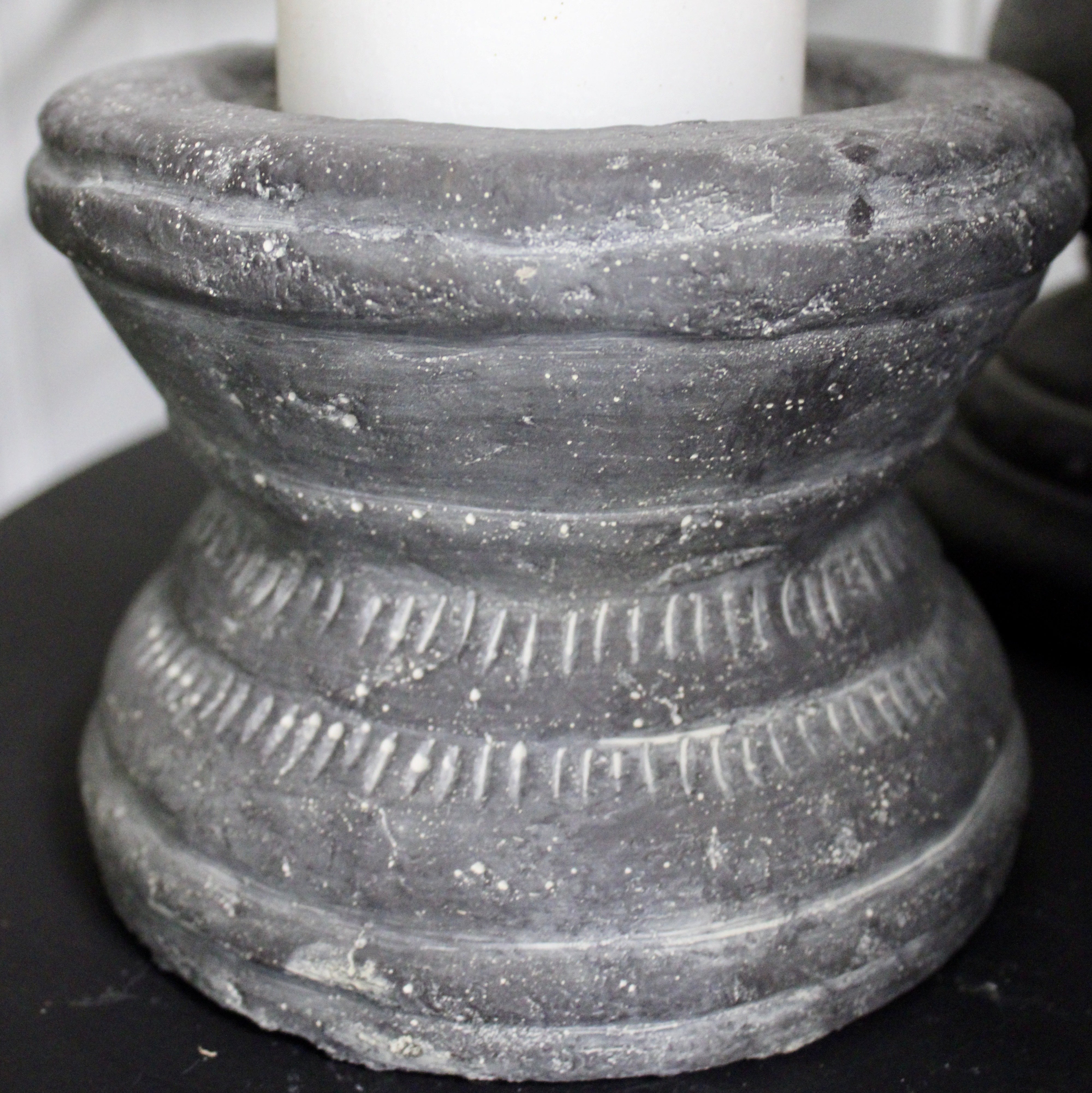 Handmade Ceramic Candle Holder - Elegant Home Decor for Table Centerpiece, Wedding, Spa & Relaxation