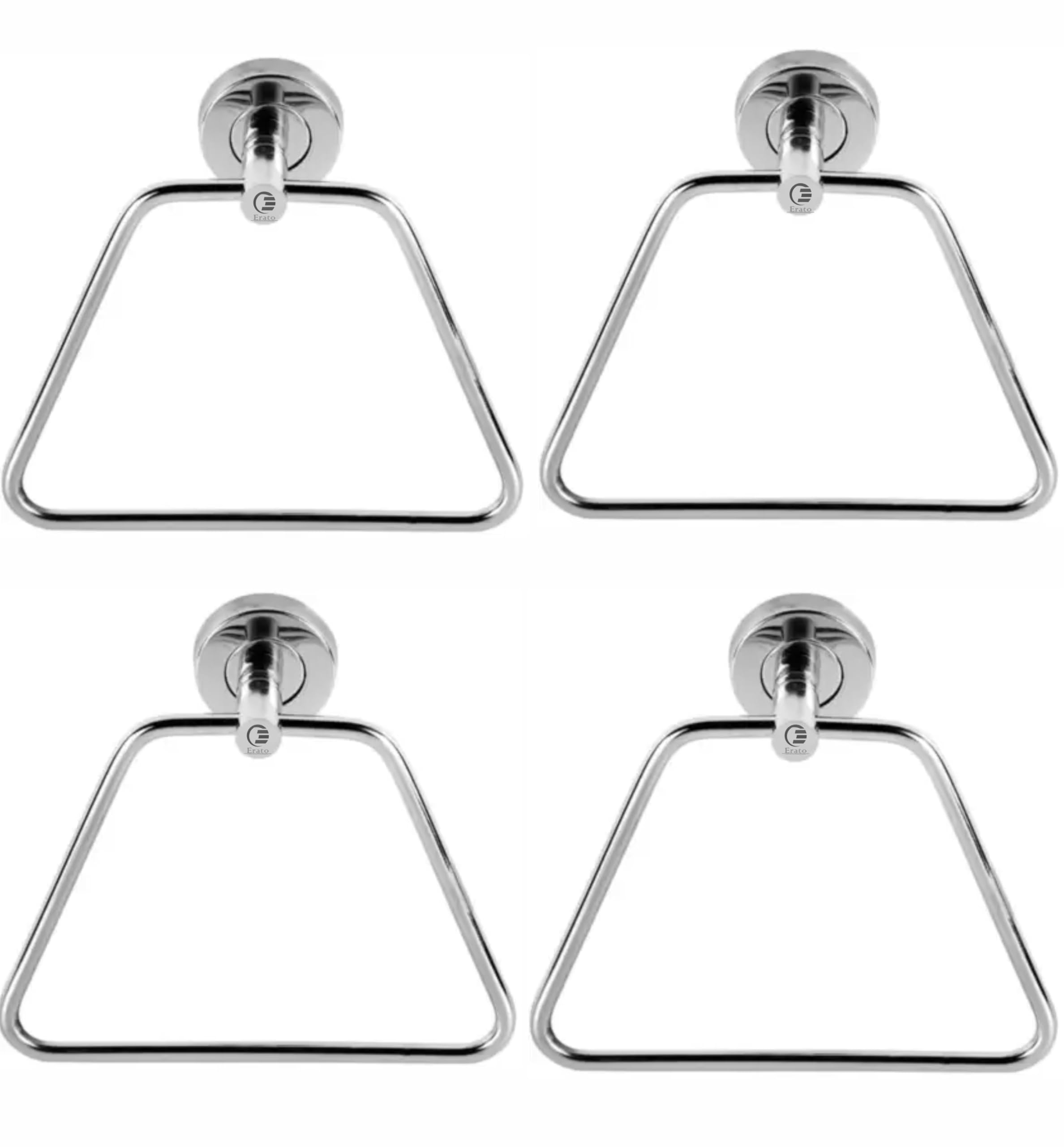 ERATO™ 4-Pack Stainless Steel Napkin Holder for Kitchen, Bathroom & Dining - Durable & Stylish Towel Rack for Home Decor & Organization