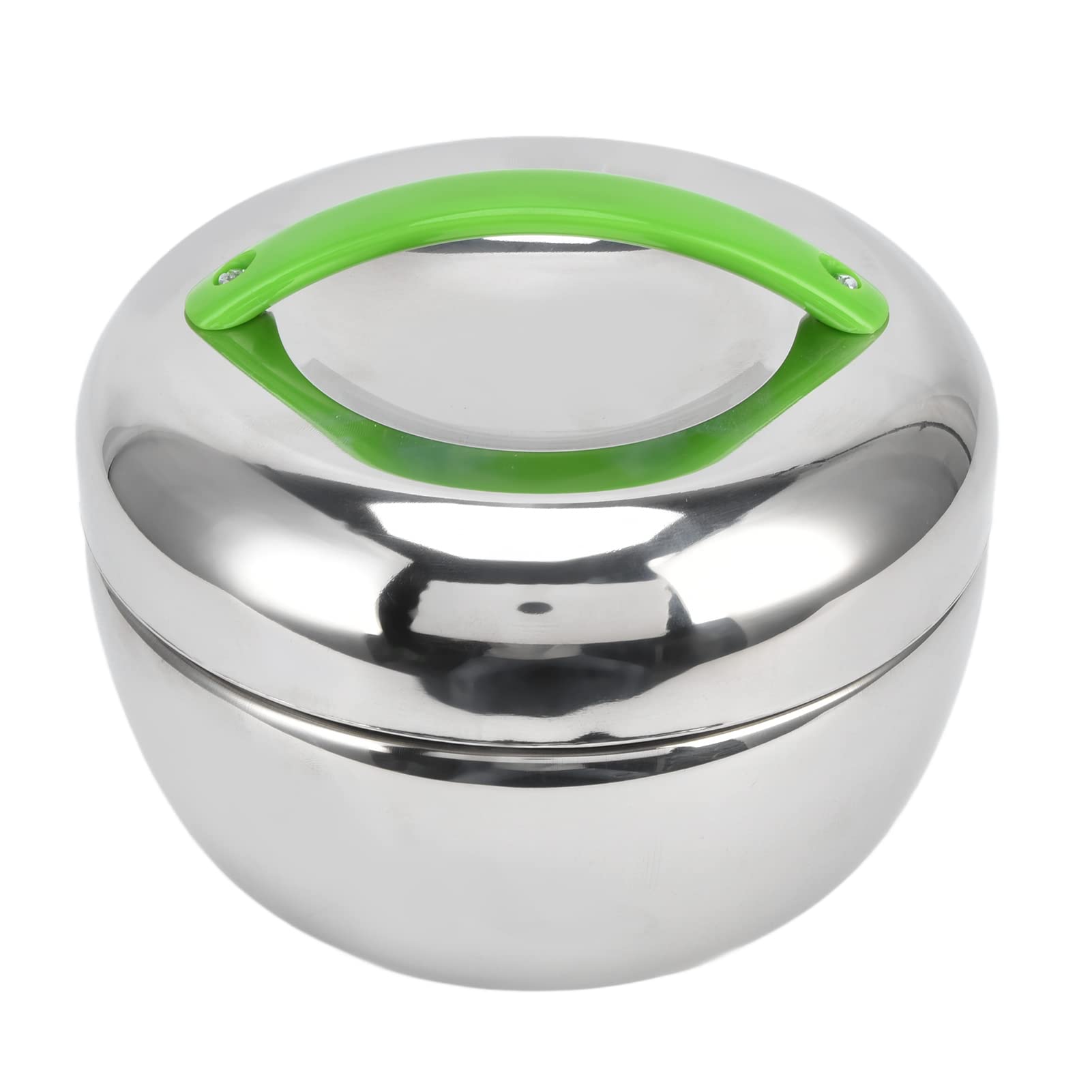 **Stainless Steel Insulated Lunch Box 1.3L (44oz) - Double-Walled Thermal Food Container with Compartment & Leak-Proof Lid for School, Office, Picnic & Travel**
