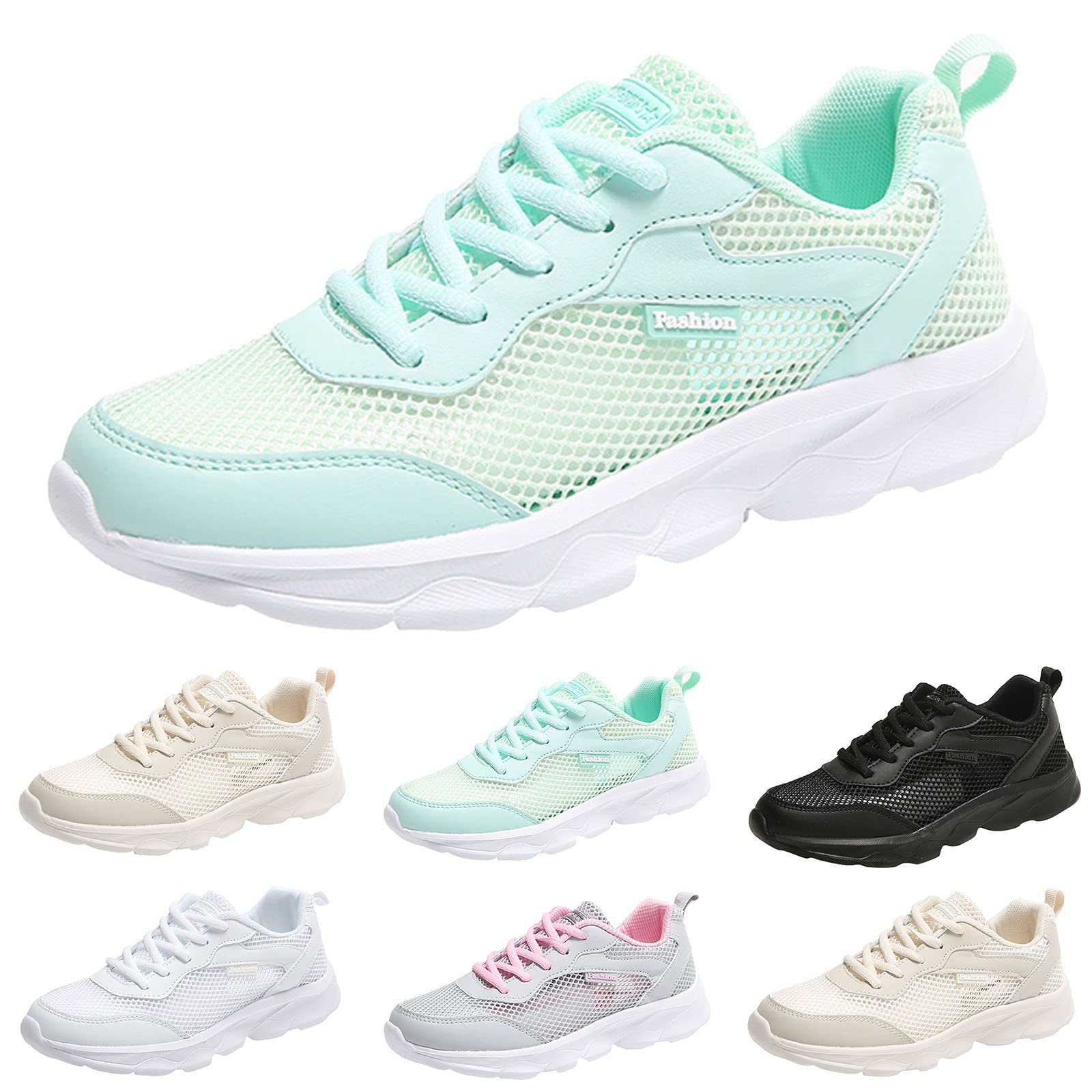 Women's Slip-On Walking Shoes - Lightweight Running Sneakers for Women, Comfortable Casual Tennis Shoes with Anti-Slip Sole - Perfect for Walking, Jogging, Gym & Daily Wear
