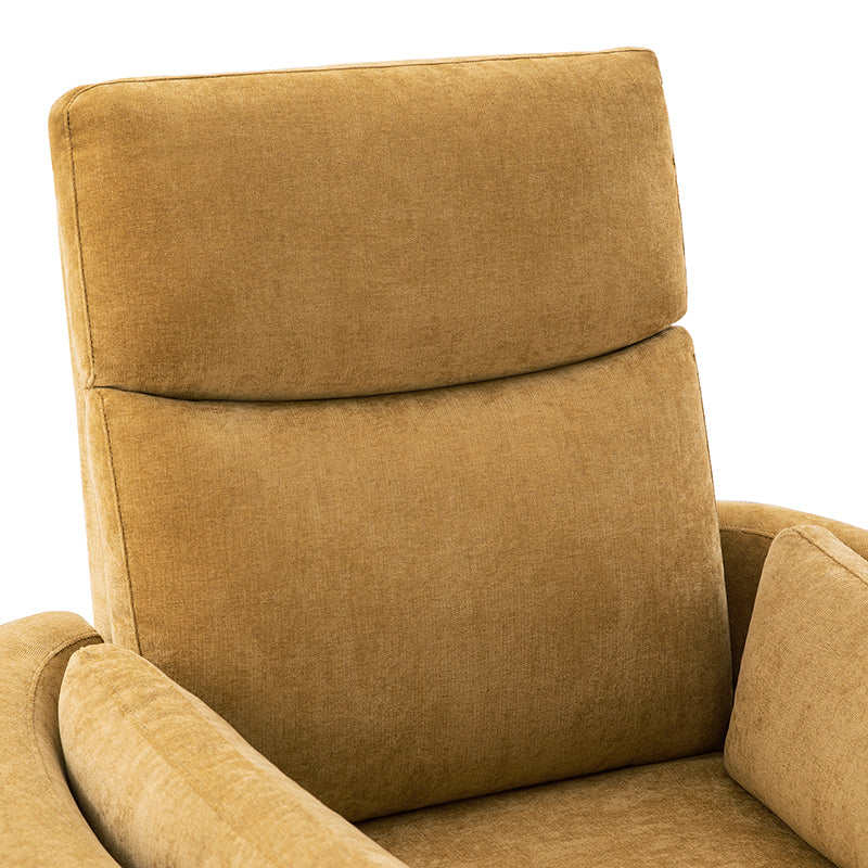 Monica Swivel Rocker Power Recliner Chair with Adjustable Headrest & Lumbar Support - Optional Removable Pillows - Perfect for Living Room, Home Theater & Relaxation