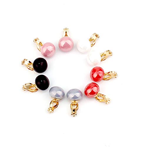 5 Pairs Mixed Clip-ons