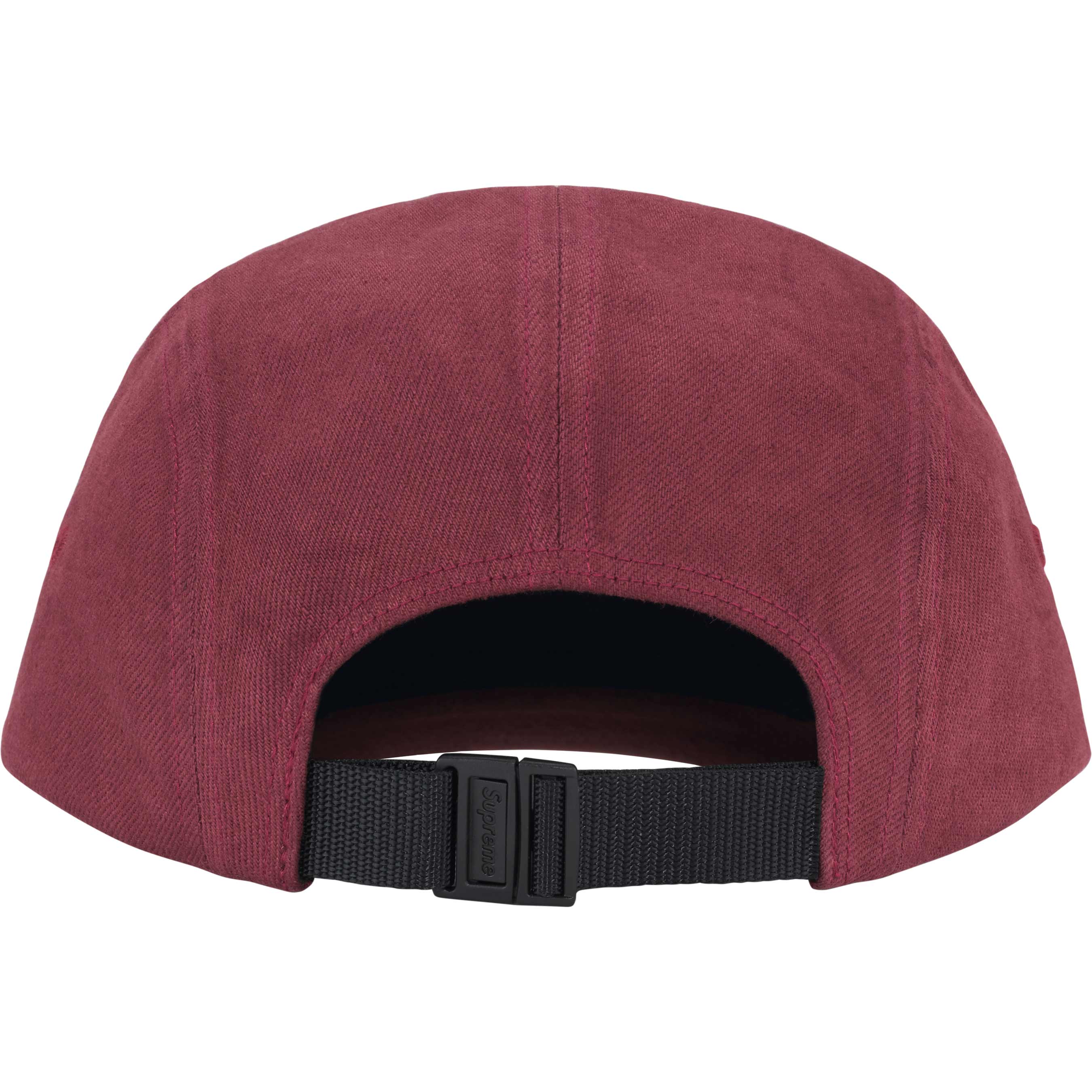 Supreme FW24 Denim Camp Cap - Red Beanie Hat for Men & Women | Streetwear Fashion Accessory for Urban Style & Outdoor Adventures
