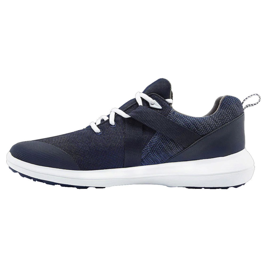 FootJoy Flex Navy Men's Golf Shoes - Lightweight & Waterproof Spiked Golf Shoes for Men - Perfect for Walking the Course & Improving Performance