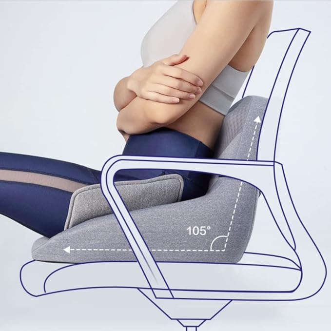 Relaxor XL 3D Kneading Massage Cushion for Back & Neck Pain Relief - Shiatsu Massager with Heat for Home, Office & Car Use