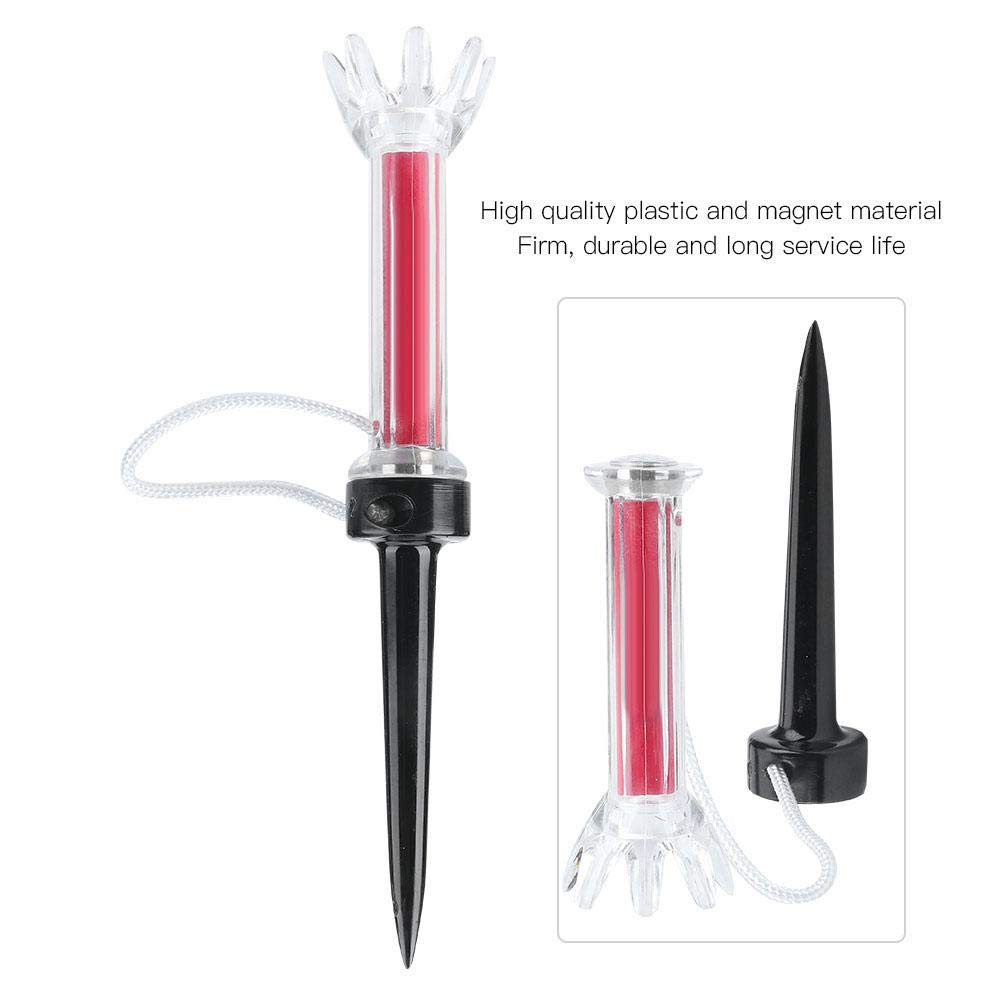 Premium Magnetic Plastic Golf Tee Set - 90mm & 79mm for Training & Practice | Durable Golf Accessories for Driving Range & Course Play