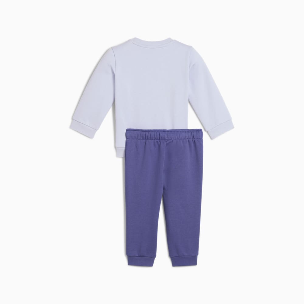 PUMA Kids' Minicats Essentials Blue Crew Set - Comfortable 2-Piece Outfit for Boys & Girls - Perfect for Playdates, School & Casual Wear