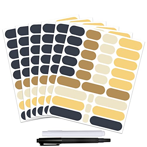 Colored Labels (192 Pcs)