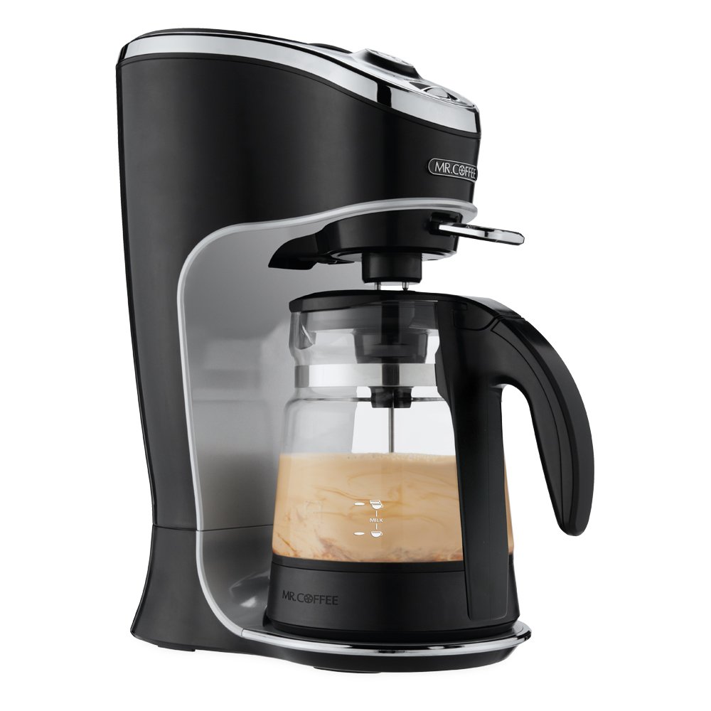 Mr. Coffee Cafe Latte Maker - Automatic Espresso Machine for Home & Office, Perfect for Cappuccino & Latte Lovers (Ideal for Breakfast, Afternoon Coffee Breaks & Entertaining Guests)
