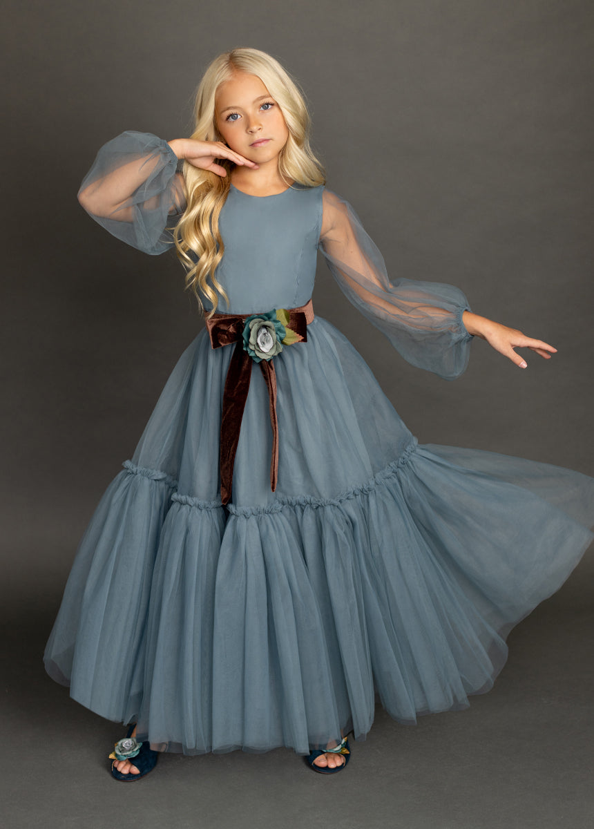 Elegant Tianna Dress in Deep Teal - Women's Formal Evening Gown for Weddings, Parties & Special Occasions