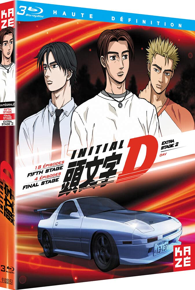 Initial D: Extra Stage 2 + Fifth Stage + Final Stage - Blu-ray Edition | Anime Racing Action Movie Collection | Perfect for Anime Fans and Car Enthusiasts