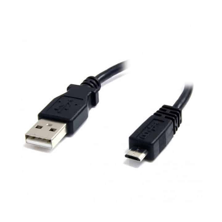 10ft USB 2.0 Type A to Micro USB Cable - Fast Charging & Data Sync for Smartphones, Tablets, Cameras & More | Perfect for Home, Office & Travel Use