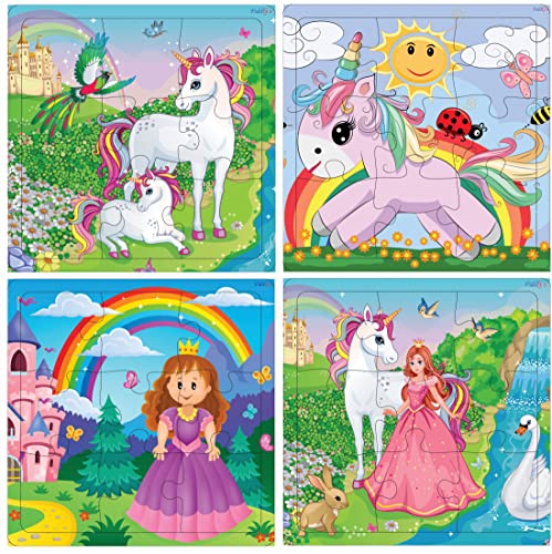 Unicorn & Princess - Pack of 4