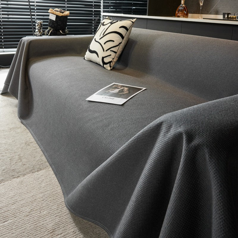 Anabelle Waterproof Sofa Couch Cover Blanket - Soft Stretchable Furniture Protector for Pets, Kids & Spills - Perfect for Living Room, Bedroom & Office Use