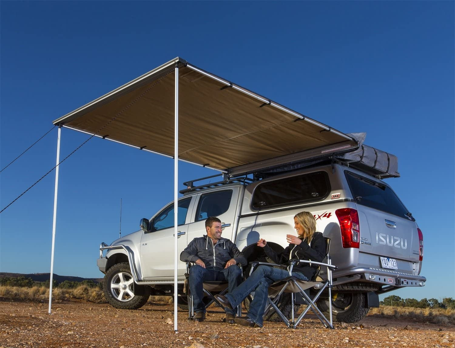 ARB 1250 Awning 4x4 Off-Road Camping Shade Shelter - Perfect for Overlanding, RV Trips, and Outdoor Adventures