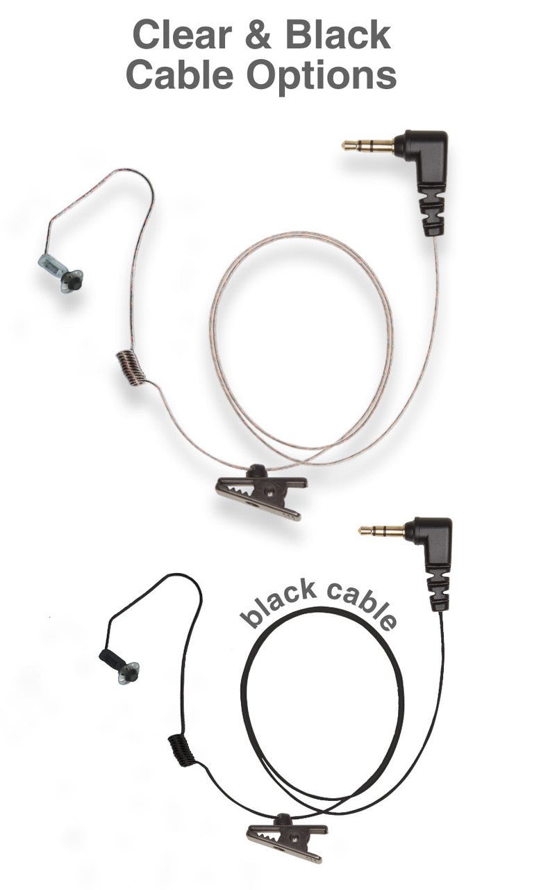 Klein Dark Series Covert Listen Only Earpiece - 3.5mm Jack for Discreet Surveillance & Security (Perfect for Private Investigators, Law Enforcement & Undercover Operations)