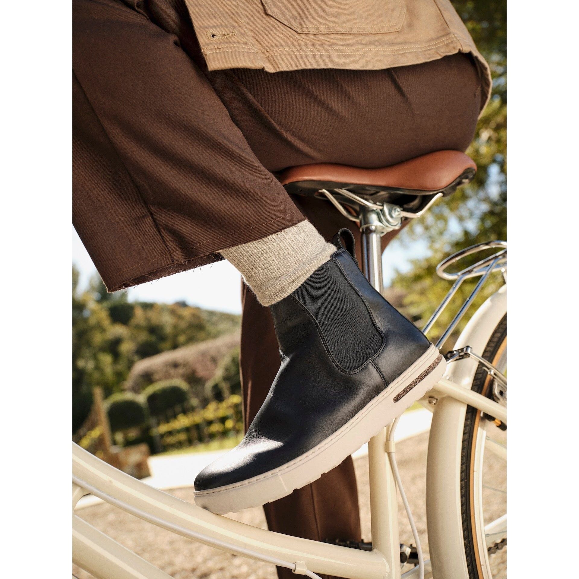 BIRKENSTOCK Bend Chelsea Boots for Women - Comfortable Slip-On Ankle Boots with Cork Footbed | Perfect for Casual Wear, Office & Outdoor Activities