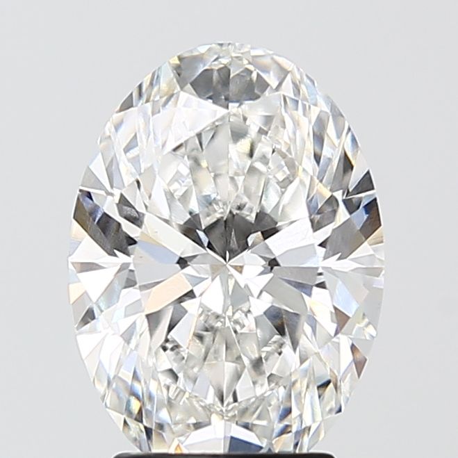 3.03 Carat F Color VVS2 Clarity Oval Cut Lab-Created Diamond for Engagement Rings & Fine Jewelry
