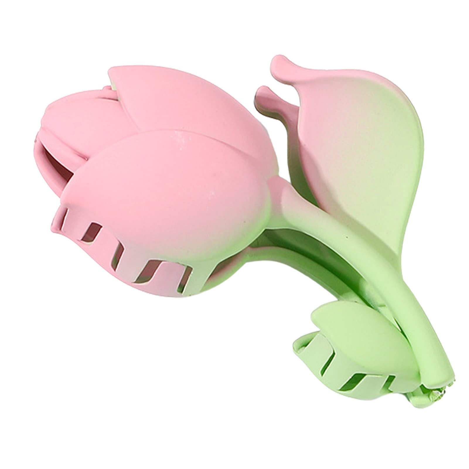 3D Simulated Tulip Hair Claws - Half Ball Hair Clips for Women & Girls - Non-Slip Hair Accessories for Ponytail, Bun & Updo Hairstyles - Perfect for School, Work & Special Occasions