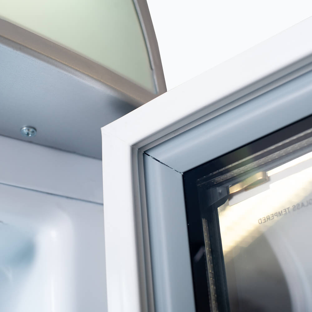 Bromic 300L Commercial Upright Display Freezer with LED Lightbox & Flat Glass Door - UF0374LS - Perfect for Supermarkets, Convenience Stores, and Restaurant Food Display