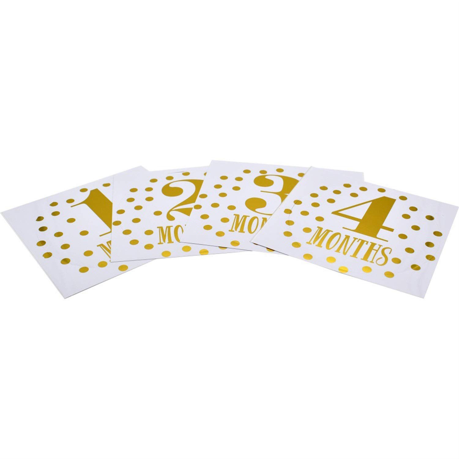 12Pcs Baby Monthly Milestone Stickers - Newborn Boy & Girl Photo Keepsake Stickers - Perfect for Pregnancy Announcements, Baby Showers & 1st Birthday Gifts - Great for Scrapbooking, Memory Books & Monthly Baby Photos