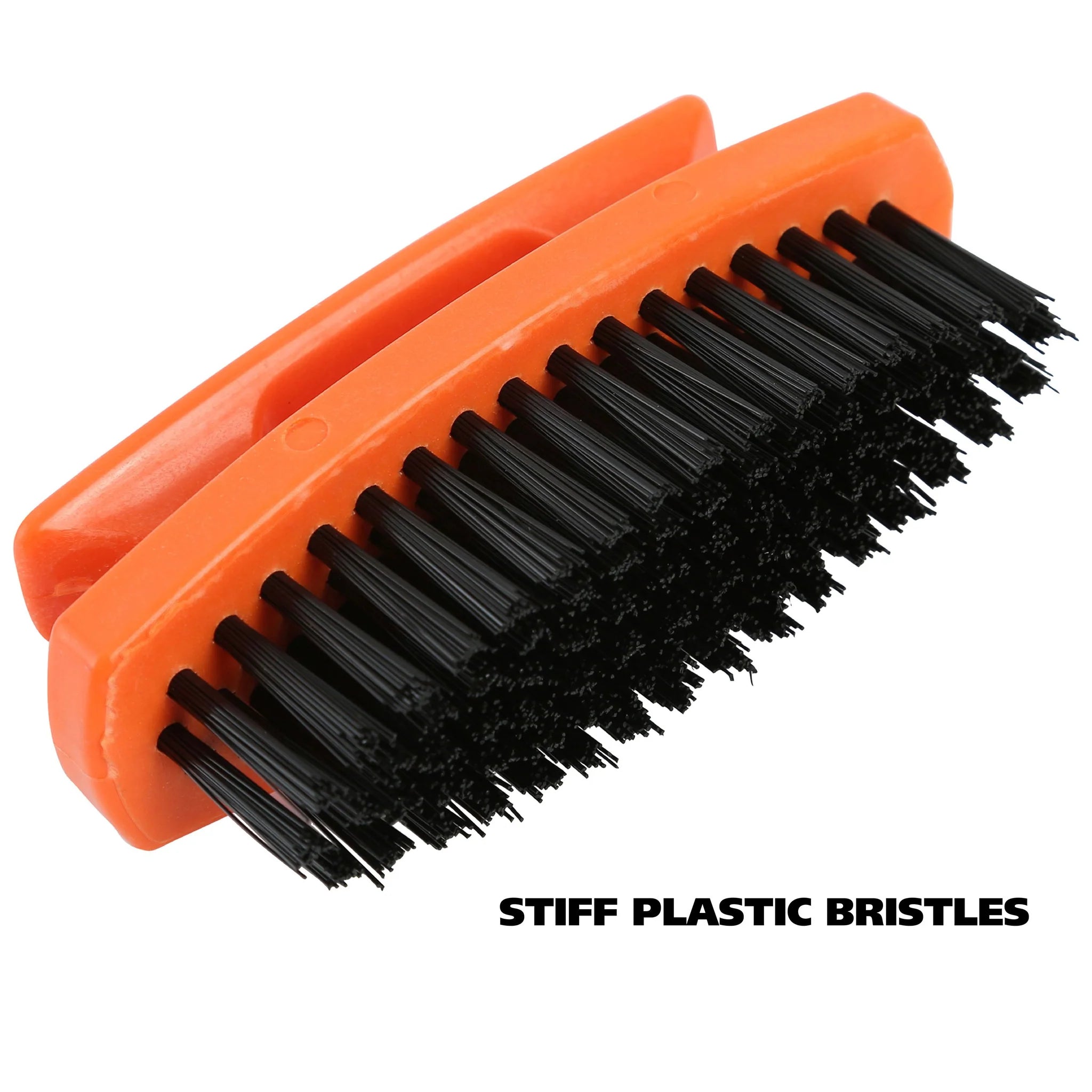 **GreatNeck 6-Pack Orange Hard Bristle Nail Brushes – Professional Quality Nail Cleaner for Mechanics, Gardeners, Men & Women – Ergonomic Handle for Deep Cleaning – Perfect for Workshop, Garage, and Outdoor Use (19025)**