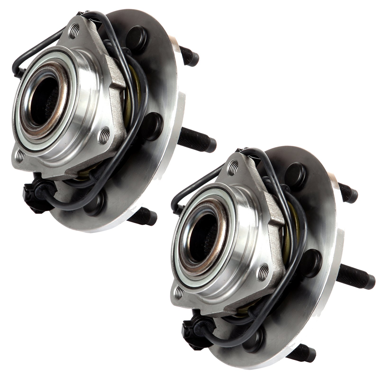 Replaces 515073 Front 5 Lugs Wheel Axle Bearing and Hub Assembly Compatible with 2002-2005 Ram 1500 - Wheel Hub and Bearing Kit (2 PCS) - Perfect for Off-Road Adventures and Heavy-Duty Towing
