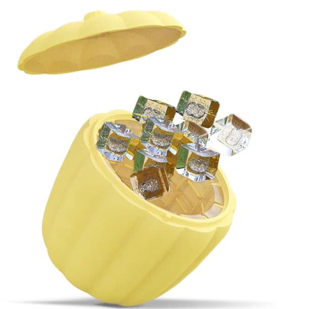 Eco-Friendly Pumpkin Silicone Ice Bucket - Reusable Shaved Ice Molds for Cocktails, Slushies & Cool Drinks | Non-Toxic, BPA-Free Ice Container | Perfect for Halloween Parties, Summer BBQs & Home Bars