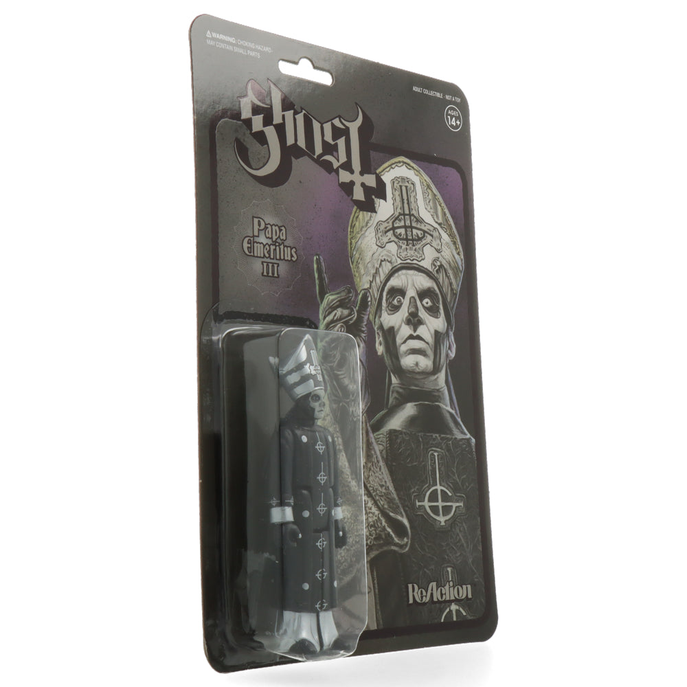 Ghost Papa Emeritus III Black Series ReAction Figure - Collectible Action Figure for Fans & Music Lovers - Perfect for Display, Gifts & Themed Decor