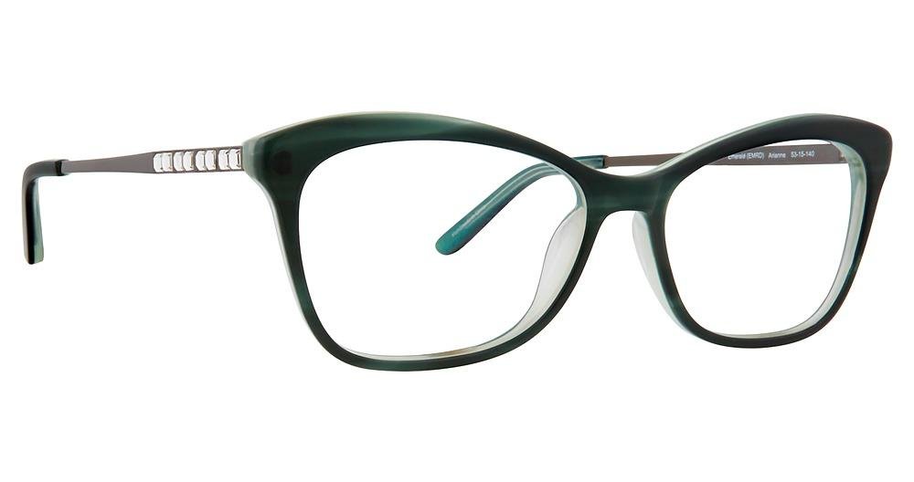 Badgley Mischka Arianne Women's Designer Eyeglasses - Fashionable & Lightweight Frames for Work, Reading & Everyday Wear