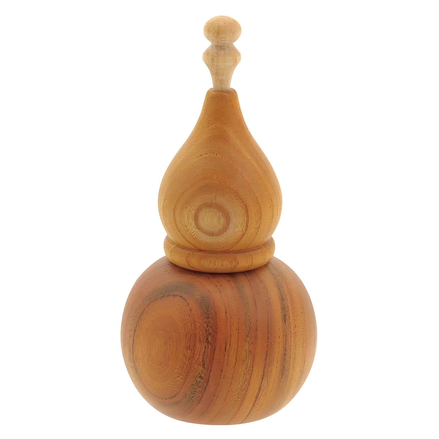 Premium Wooden Gourd-Shaped Shichimi Spice Cruet - Japanese 7 Spice Seasoning Dispenser for Sushi, Ramen & Noodles - Elegant Tabletop Condiment Shaker for Asian Cuisine