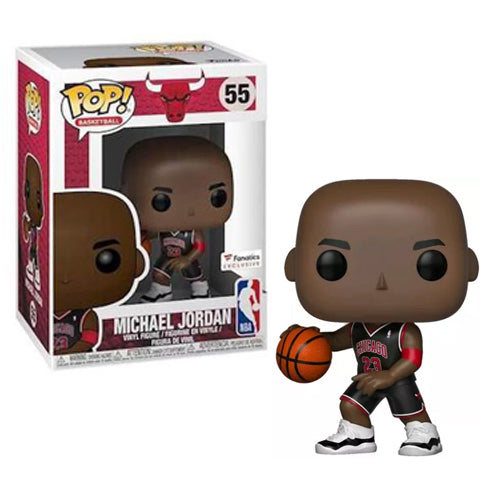 Funko Pop! Michael Jordan Black Alternate Jersey NBA Basketball Collectible Figure - Fanatics Exclusive #55 - Perfect for Sports Fans, Gift Ideas & Display Collection