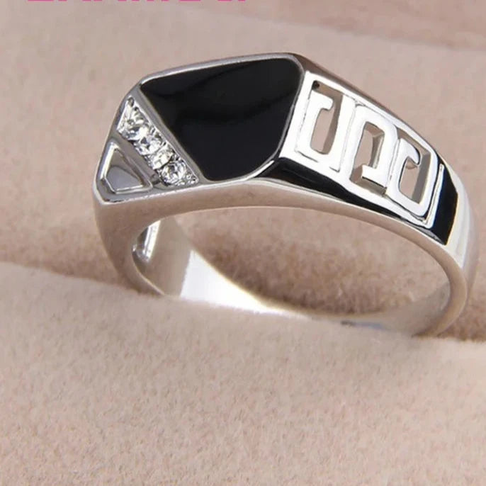Diamond Sparkle Ring for Women - Elegant 14K Gold Plated Cubic Zirconia Wedding Engagement Promise Band - Perfect for Anniversaries, Proposals & Special Occasions