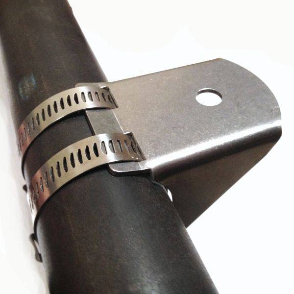 Universal Roll Bar Antenna Mount - Heavy Duty Stainless Steel CB Radio Antenna Bracket for Off-Road Trucks, Jeeps & UTVs - Perfect for Off-Roading, Camping & Emergency Communication