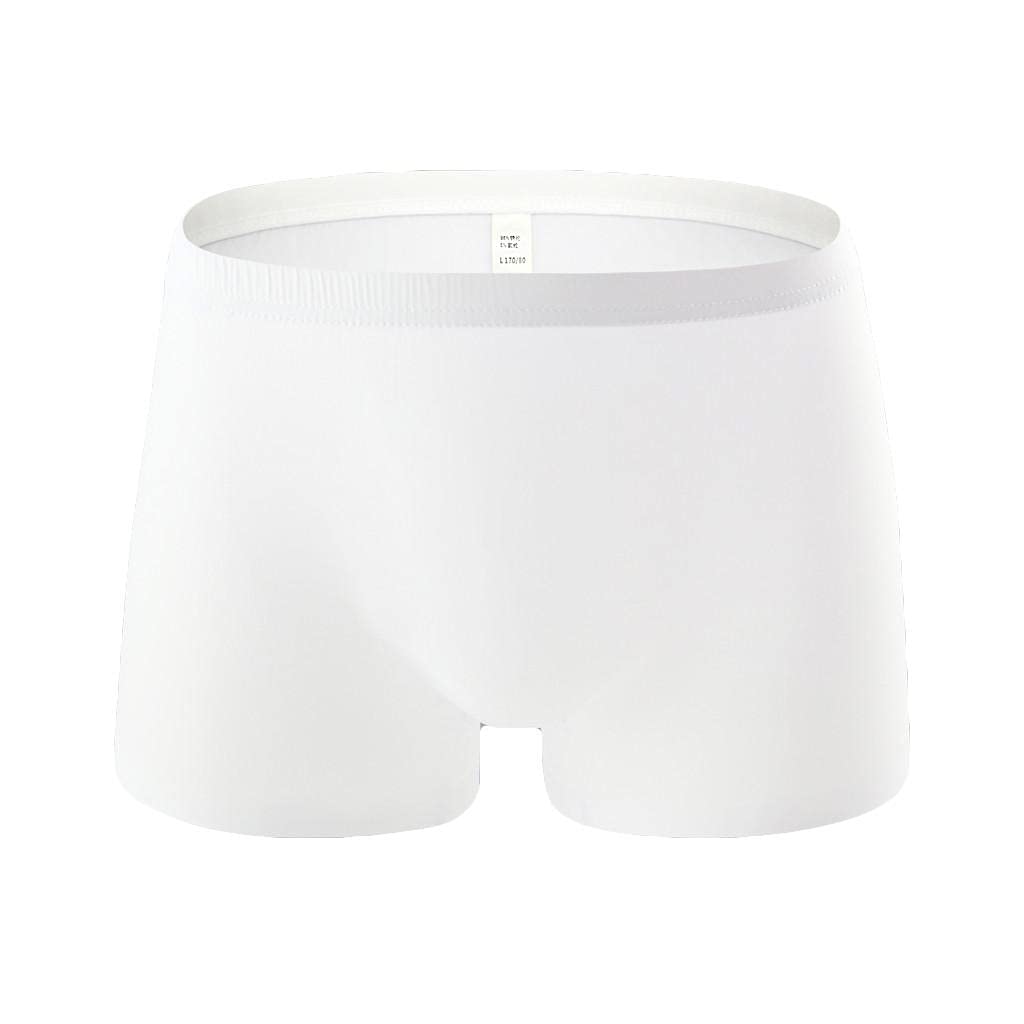 Breathable Ice-Silk Men's Underwear - Sexy Color Boxer Briefs for Comfort & Style | Perfect for Workout, Sleep & Daily Wear