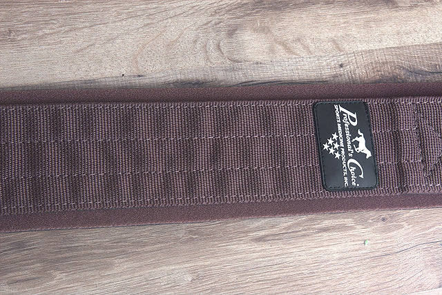 54 Inch Brown Professional Choice SMX Horse English Saddle Girth Cinch with Stainless Steel Buckle - Perfect for Equestrian Riding, Training & Show Jumping