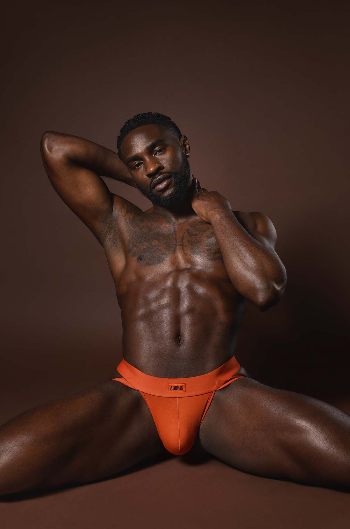 Men's Rust Orange Jockstrap - Breathable Athletic Support Underwear for Sports & Workout | Perfect for Gym, Running, Cycling & Active Lifestyles