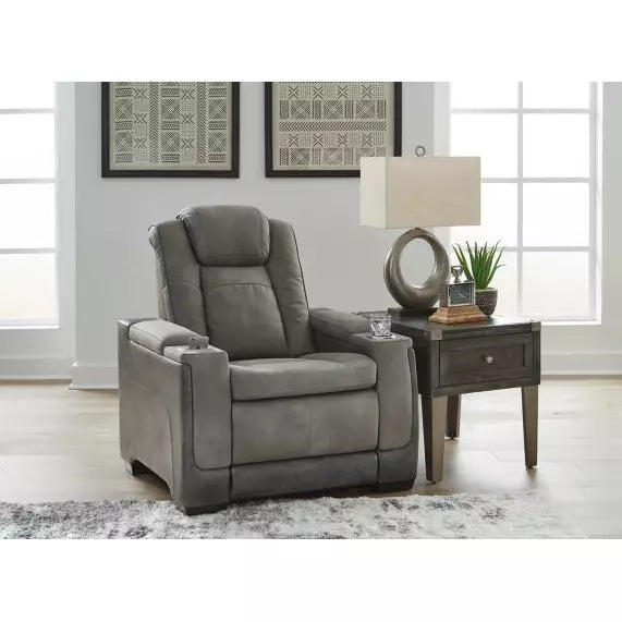 Next Generation DuraPella Power Recliner Chair - Heavy Duty Electric Lift Recliner with Massage & Heat for Living Room, Home Theater & Office Comfort
