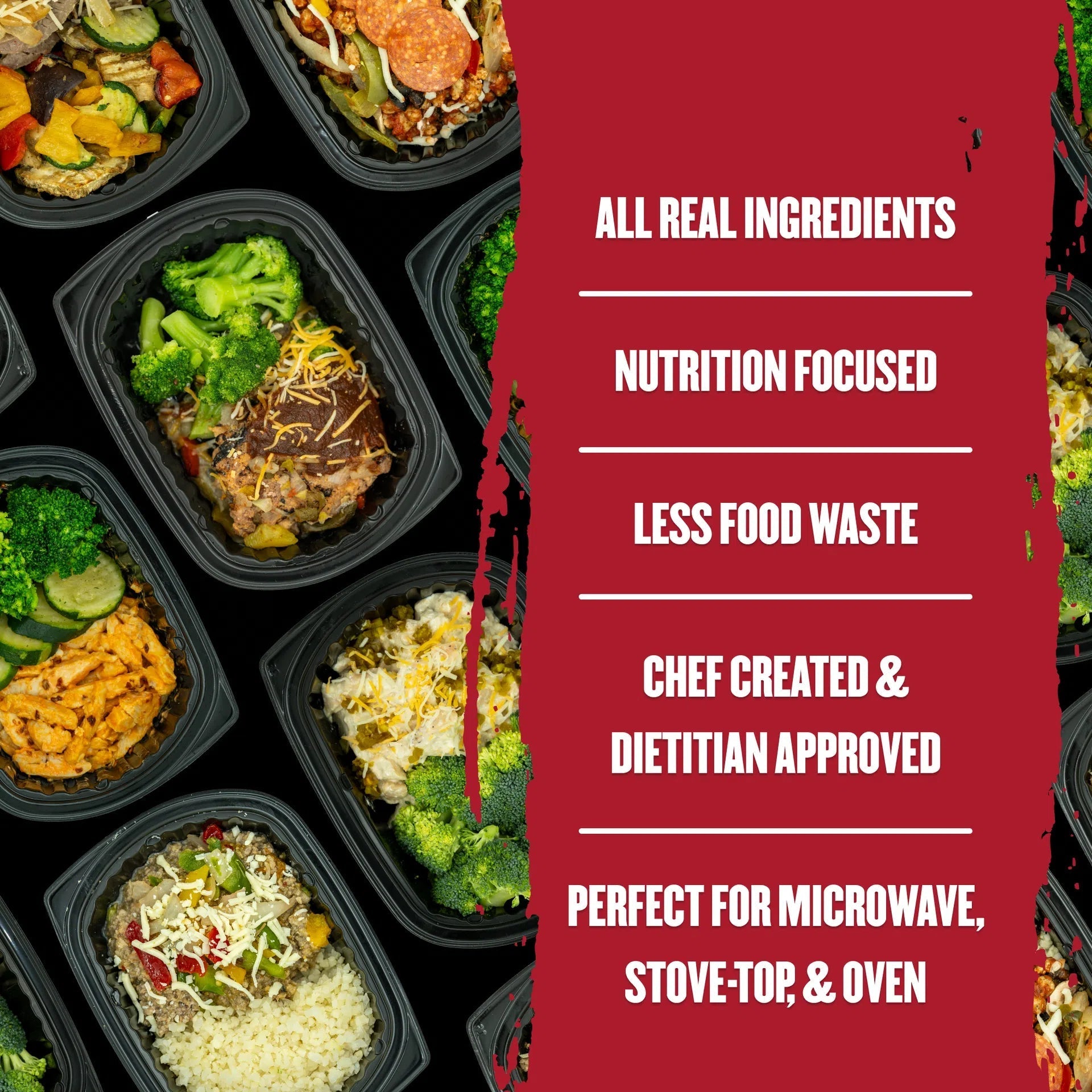 Clean Eatz Kitchen Meal Prep Containers - Healthy Breakfast & Lunch Storage - Perfect for Meal Prepping, Office Lunches, and On-the-Go Nutrition