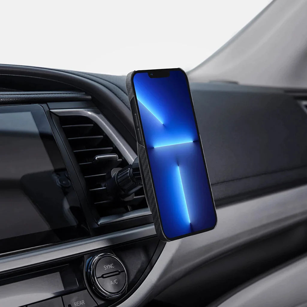 Premium Car Phone Mount & Wireless Charger - Fast Charging, Secure Grip, 360° Rotation [US Stock] - Perfect for Commuting, Road Trips & GPS Navigation