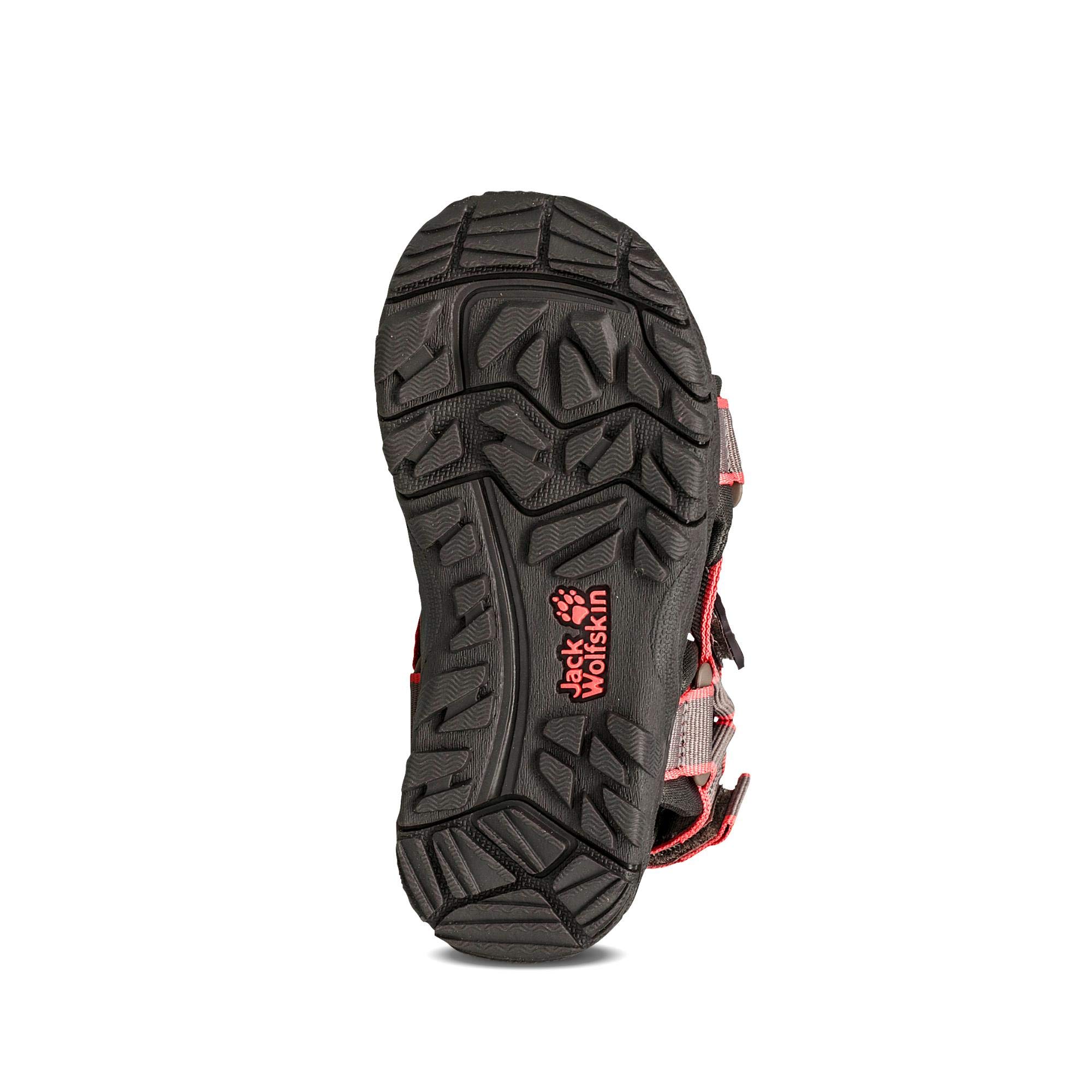 Jack Wolfskin Unisex-Child Seven Seas 3 K Sandal - Waterproof Hiking Sandals for Kids, Outdoor Adventure & Beach Walking