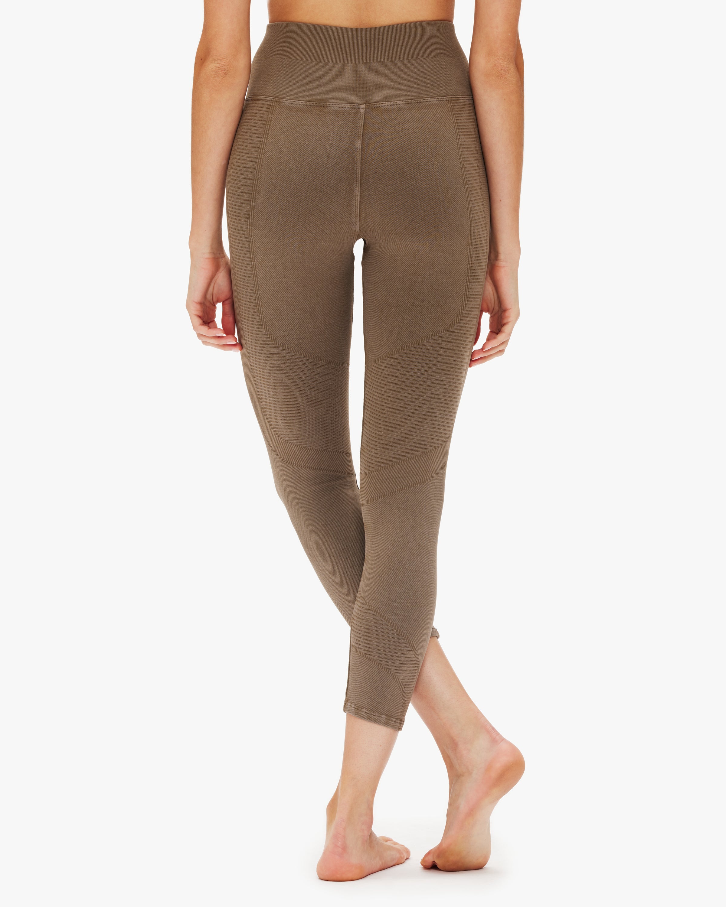 NUX One By One 7/8 High Waist Yoga Leggings for Women - Tummy Control Workout Pants - Gym, Running, Lounge & Everyday Wear