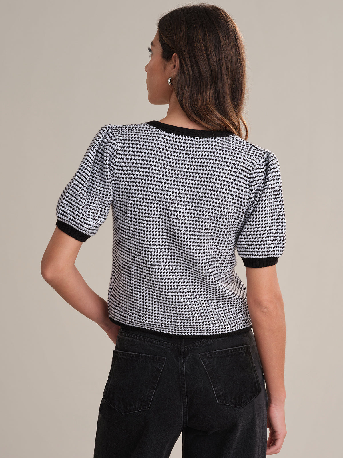 Elaine: Stylish Puff Sleeve Tie Front Blouse for Women | Trendy Casual & Office Wear | Perfect for Dates, Work & Weekend Outfits